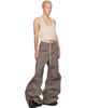 Rick Owens Rick Owens Beige Tower Knit Tank Top - 4