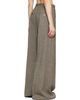 Rick Owens Rick Owens Beige Tower Wide Tailored Trousers - 3