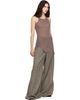 Rick Owens Rick Owens Beige Tower Wide Tailored Trousers - 4