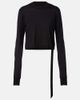 Rick Owens Rick Owens Belted cotton jersey T-shirt - 1
