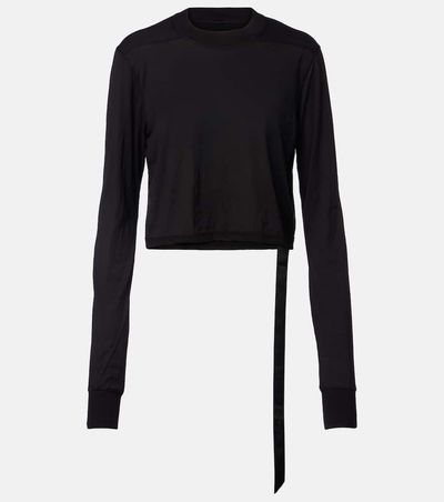 Rick Owens Rick Owens Belted cotton jersey T-shirt