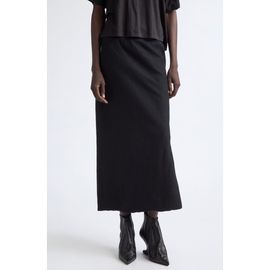 Rick Owens Rick Owens Bias Cut Cotton & Wool Skirt