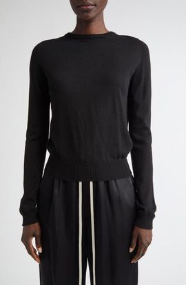 Rick Owens Rick Owens Biker Level Virgin Wool Sweater