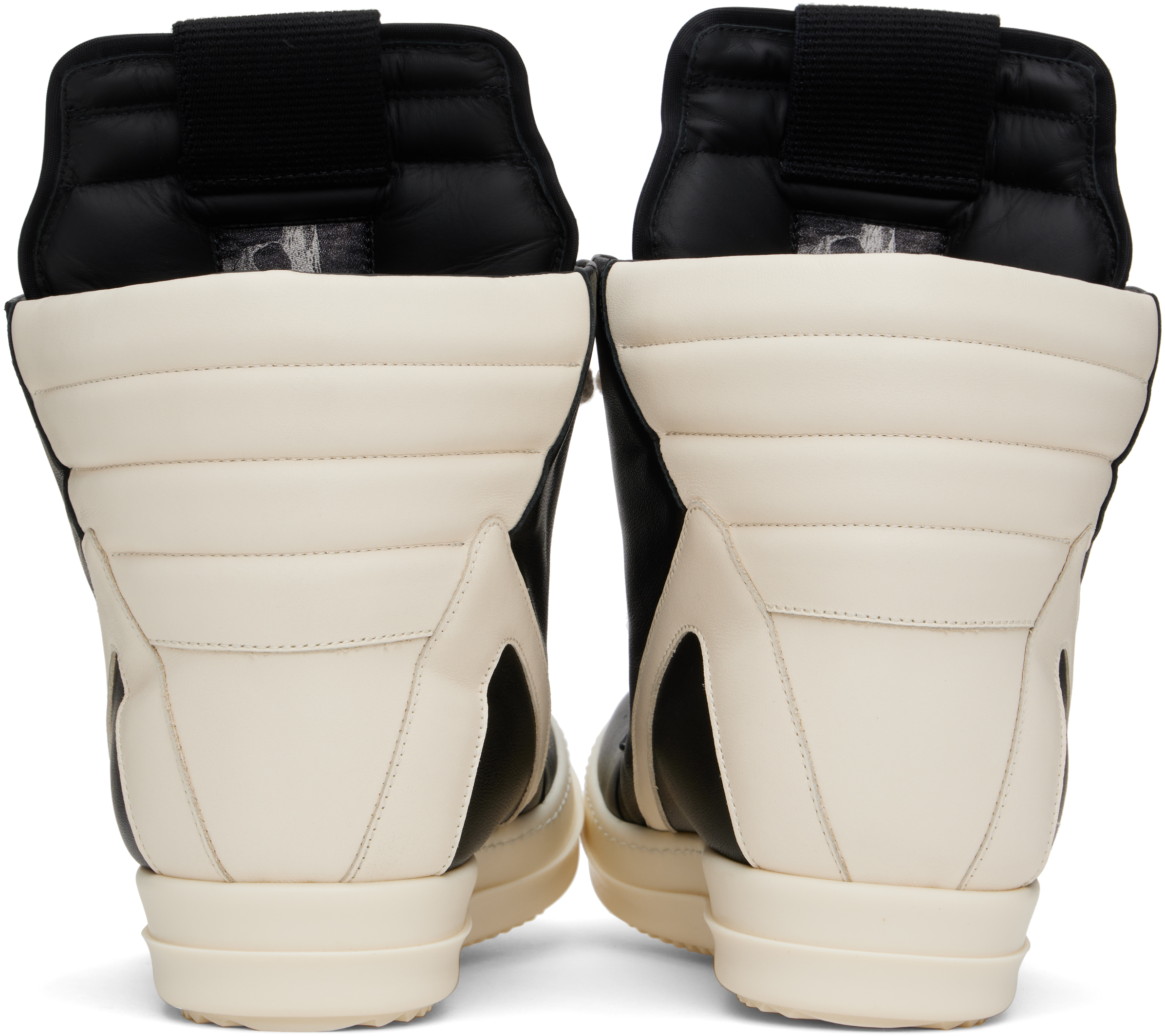 Rick Owens - Black & Off-White Hollywood Jumbolace Geobasket
