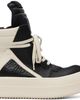 Rick Owens Rick Owens Black & Off-White Temple Mega Bumper Geobasket Sneakers - 1