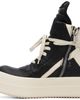 Rick Owens Rick Owens Black & Off-White Temple Mega Bumper Geobasket Sneakers - 3