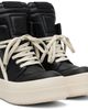 Rick Owens Rick Owens Black & Off-White Temple Mega Bumper Geobasket Sneakers - 4