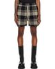 Rick Owens Rick Owens Black & Off-White Tower Bela Boxers Shorts - 1