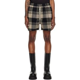 Rick Owens Rick Owens Black & Off-White Tower Bela Boxers Shorts