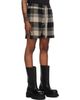 Rick Owens Rick Owens Black & Off-White Tower Bela Boxers Shorts - 2