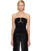 Rick Owens Rick Owens Black Alannah Prong Bustier Top - 1