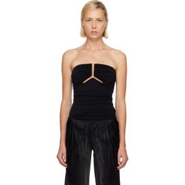 Rick Owens Rick Owens Black Alannah Prong Bustier Top