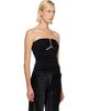 Rick Owens Rick Owens Black Alannah Prong Bustier Top - 2
