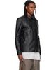 Rick Owens Rick Owens Black Buttoned Brad Leather Jacket - 2