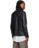 Rick Owens Rick Owens Black Buttoned Brad Leather Jacket - 3