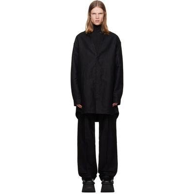 Rick Owens Rick Owens Black Concordian Shirt