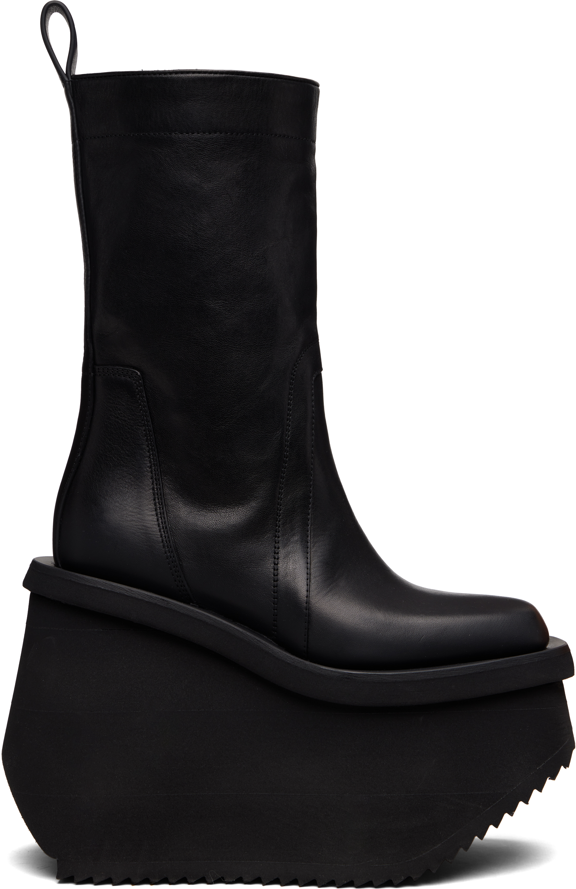 Rick Owens - Black Concordians Factory Boots
