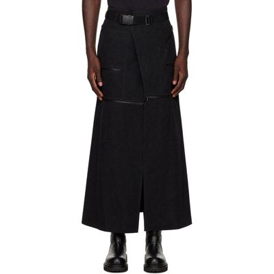 Rick Owens Rick Owens Black Concordians Odetta Cargo Maxi Skirt