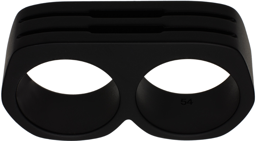 Rick Owens - Black Double Grill Ring