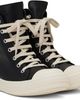 Rick Owens Rick Owens Black Hollywood Calf Leather Sneakers - 4