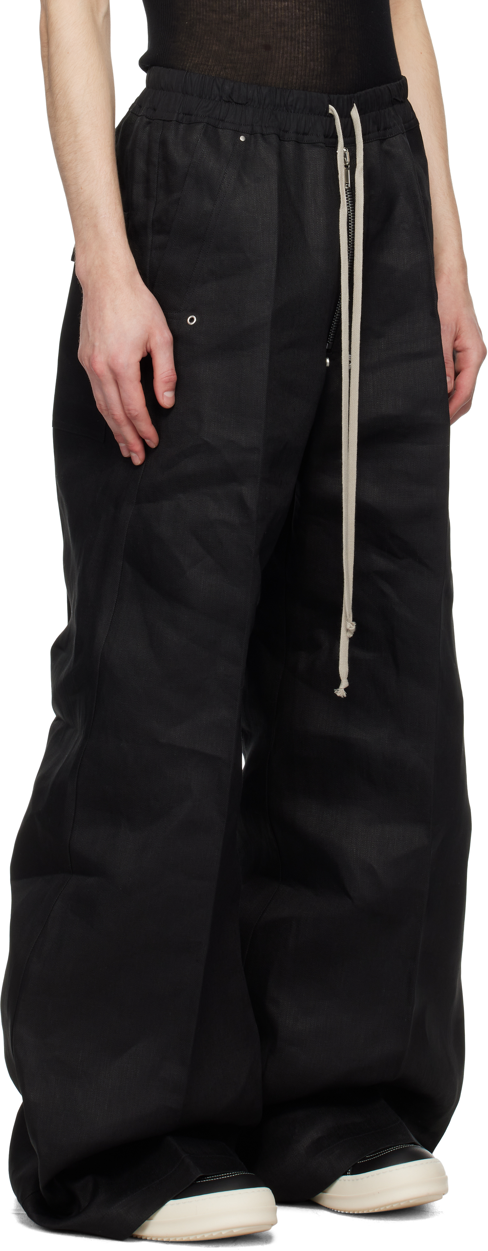 Rick Owens - Black Hollywood Wide Bela Trousers