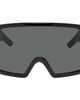 Rick Owens Rick Owens Black Kriester Shiny Sunglasses - 1