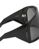 Rick Owens Rick Owens Black Kriester Shiny Sunglasses - 2
