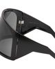 Rick Owens Rick Owens Black Kriester Shiny Sunglasses - 3