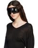 Rick Owens Rick Owens Black Kriester Shiny Sunglasses - 4
