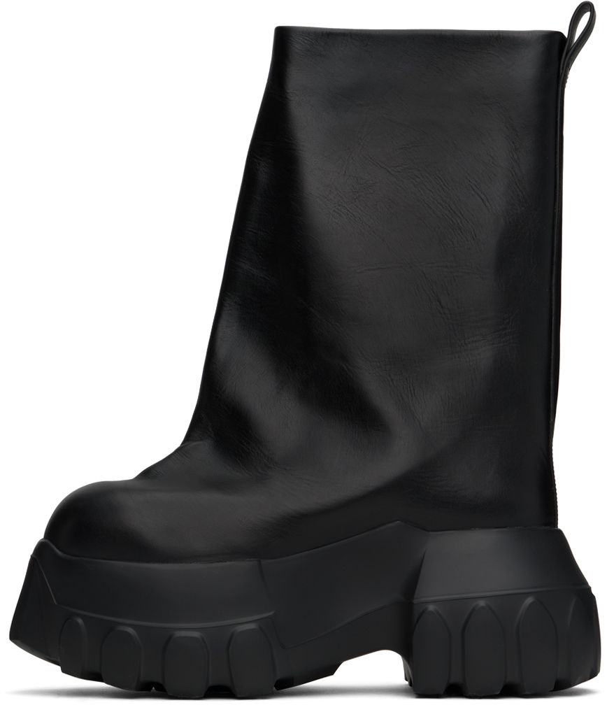 Rick Owens - Black Porterville Flared Mega Tractor Boots