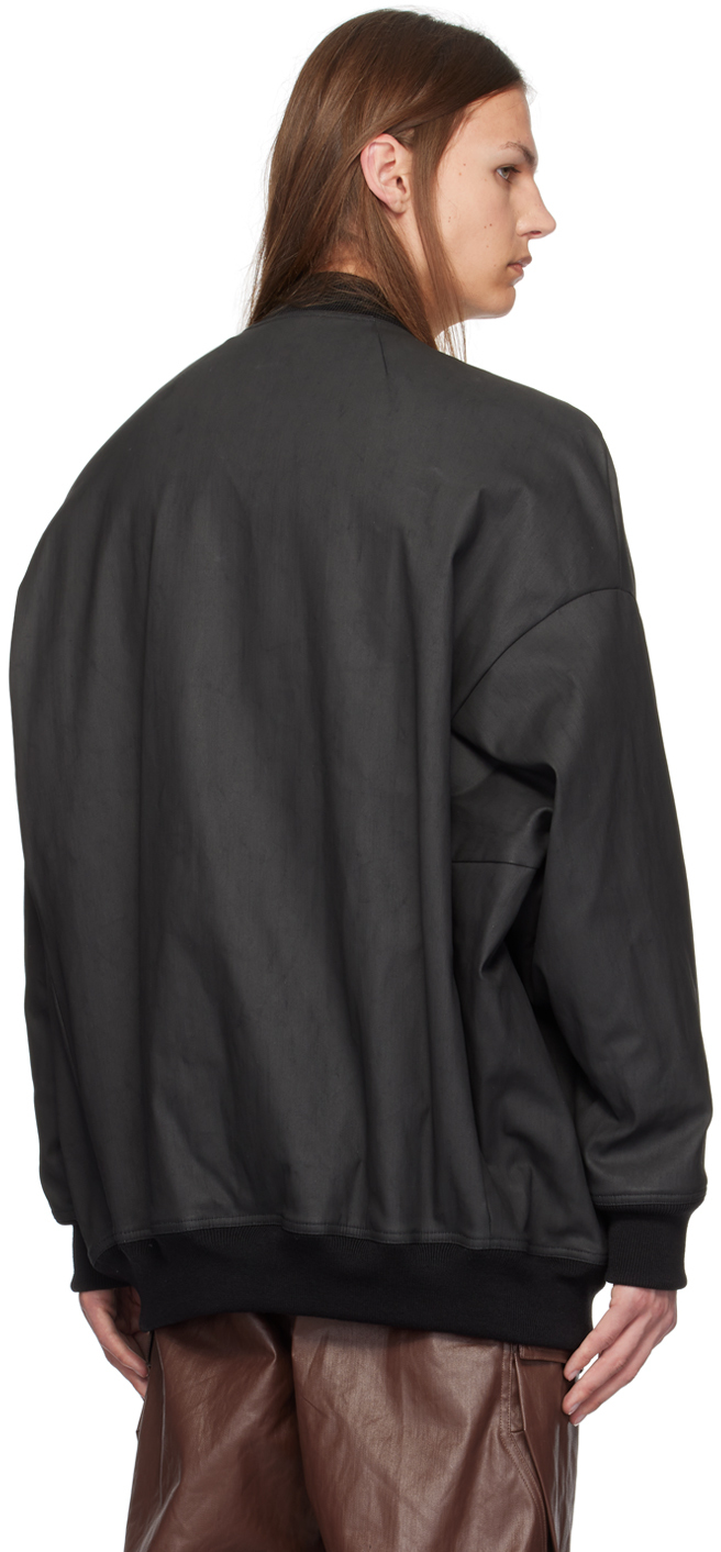 Rick Owens - Black Porterville Jumbo Peter Flight Jacket