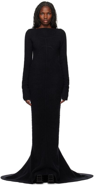 Rick Owens - Black Porterville Luna Maxi Dress Rick Owens - Black Porterville Luna Maxi Dress