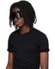 Rick Owens Rick Owens Black SUICIDE Edition Rev Shiny Sunglasses - 4