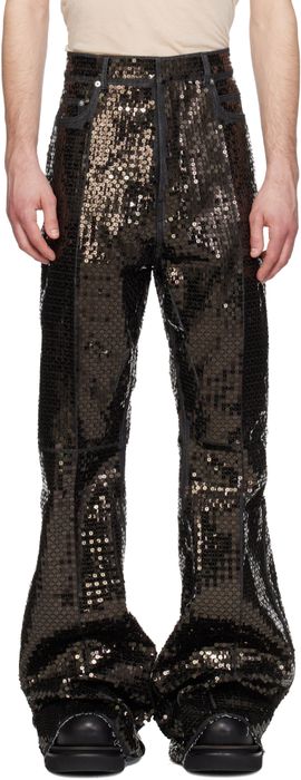 Rick Owens Rick Owens Black Temple Bolan Bootcut Jeans