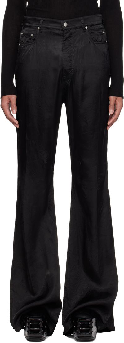Rick Owens Rick Owens Black Temple Bolan Bootcut Trousers