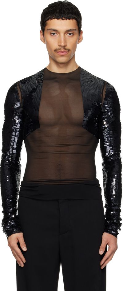 Rick Owens Rick Owens Black Temple Dennis T Top