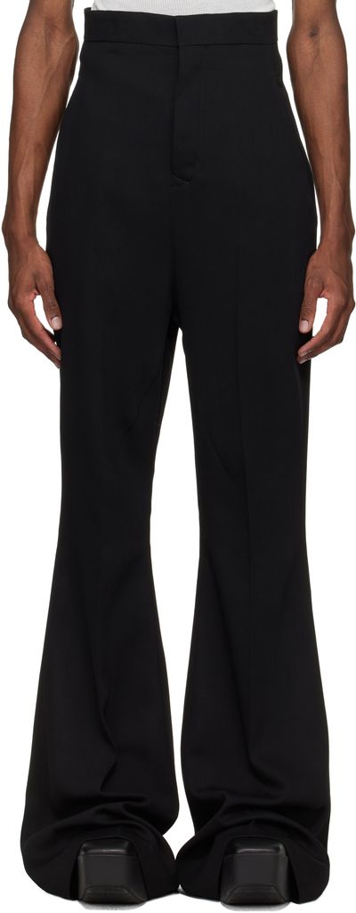 Rick Owens Rick Owens Black Temple Dirt Bolan Trousers