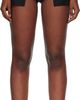 Rick Owens Rick Owens Black Temple Dirt Cutoffs Denim Shorts - 1