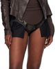 Rick Owens Rick Owens Black Temple Dirt Cutoffs Denim Shorts - 4