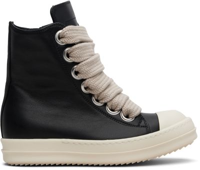 Rick Owens Rick Owens Black Temple Jumbolace Sneakers