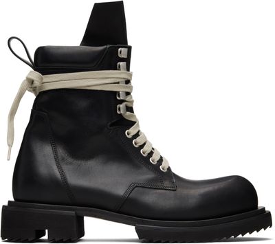 Rick Owens Rick Owens Black Temple Low Army Gabe Boots