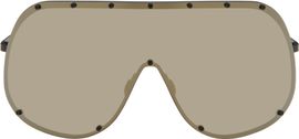 Rick Owens Rick Owens Black Temple Mask Sunglasses