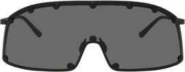 Rick Owens Rick Owens Black Temple Shielding Sunglasses