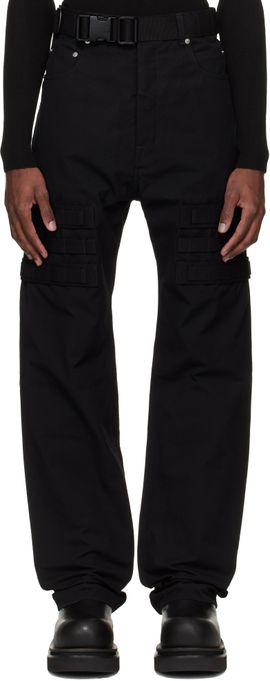 Rick Owens Rick Owens Black Temple Slim Geth Cargo Pants