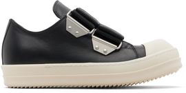 Rick Owens Rick Owens Black Temple Strap Low Sneakers