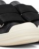 Rick Owens Rick Owens Black Temple Strap Low Sneakers - 4