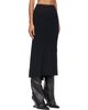 Rick Owens Rick Owens Black Tower A Line Bias Midi Skirt - 2