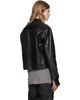 Rick Owens Rick Owens Black Tower Alice Leather Jacket - 3