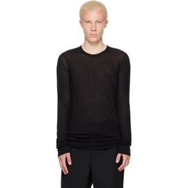 Rick Owens Rick Owens Black Tower Basic LS T-shirt