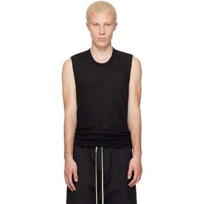 Rick Owens Rick Owens Black Tower Basic SL Tank Top